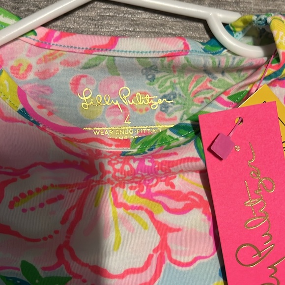 NWT Lilly Pulitzer Girls Sammy Snug Fit Pajamas - Picture 2 of 4